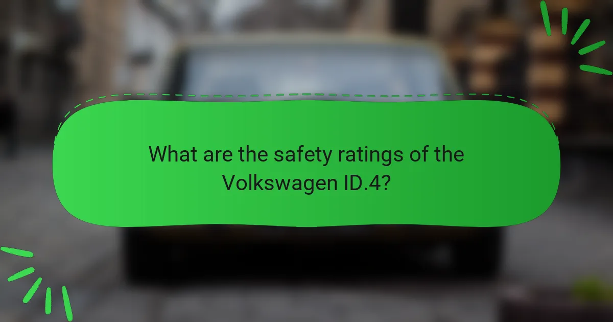 What are the safety ratings of the Volkswagen ID.4?